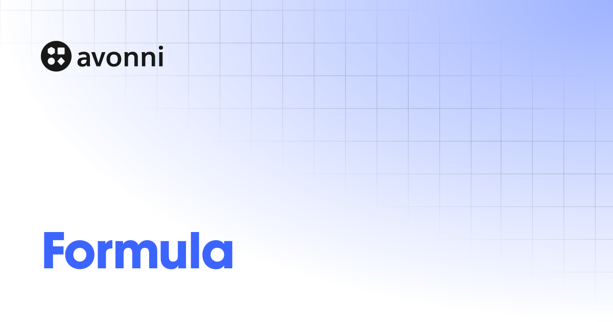 Formula | Dynamic Components | Documentation Hub