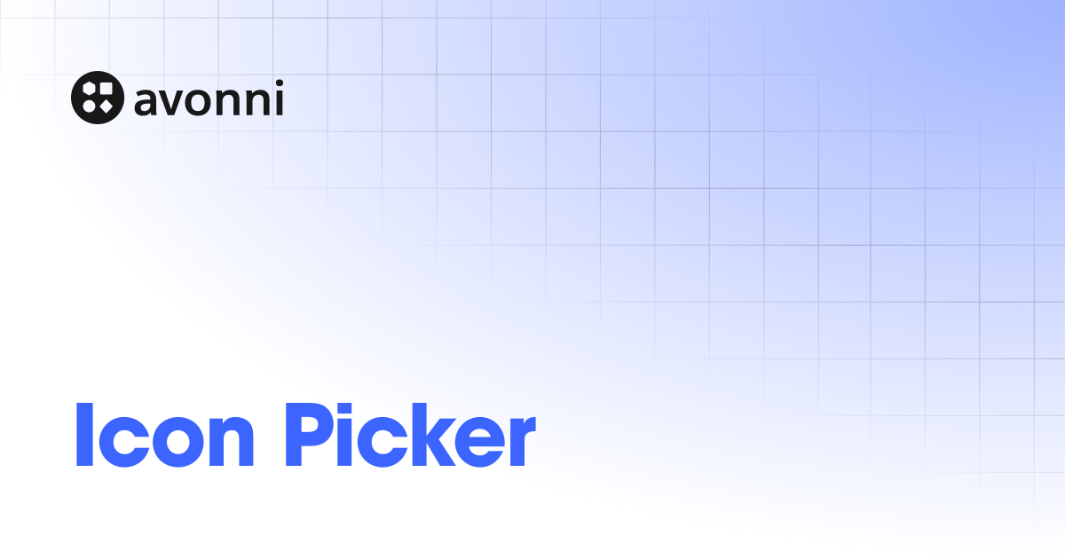 Icon Picker | Documentation Hub