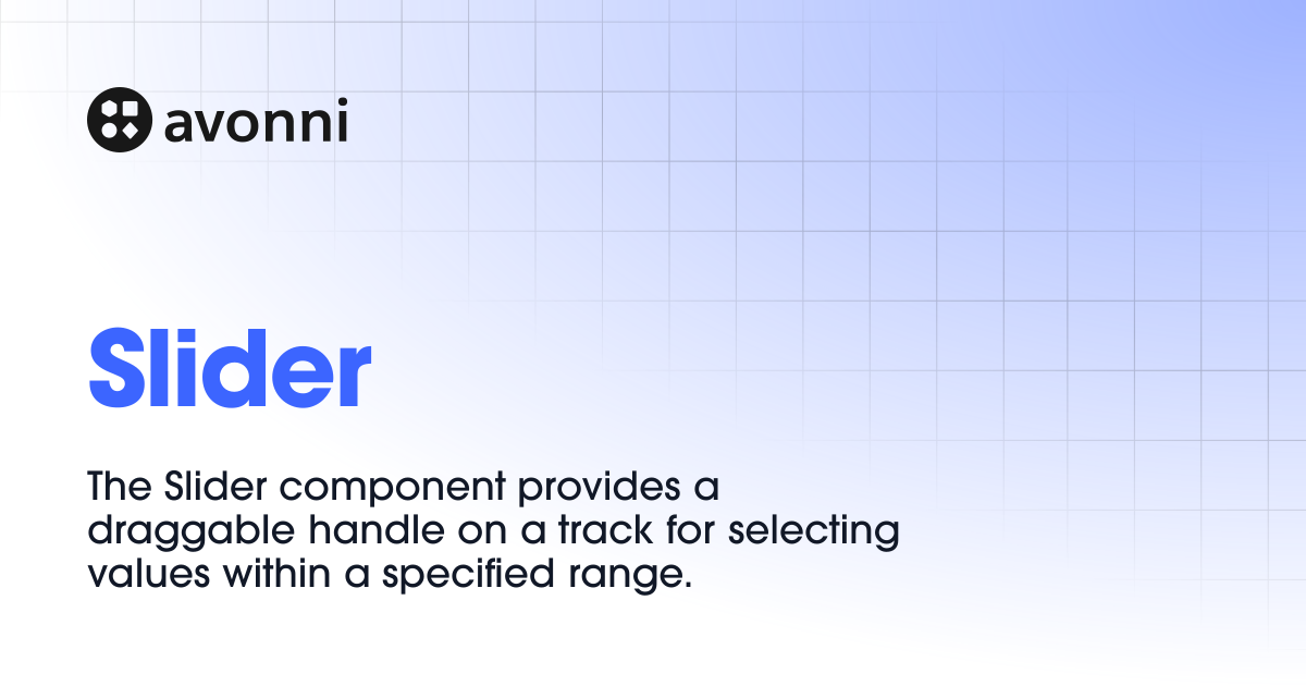 Slider | Documentation Hub