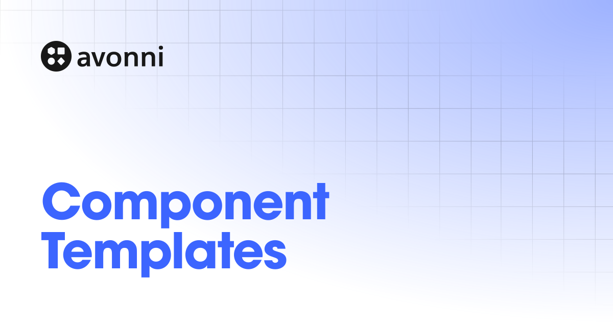 Component Templates | Documentation Hub