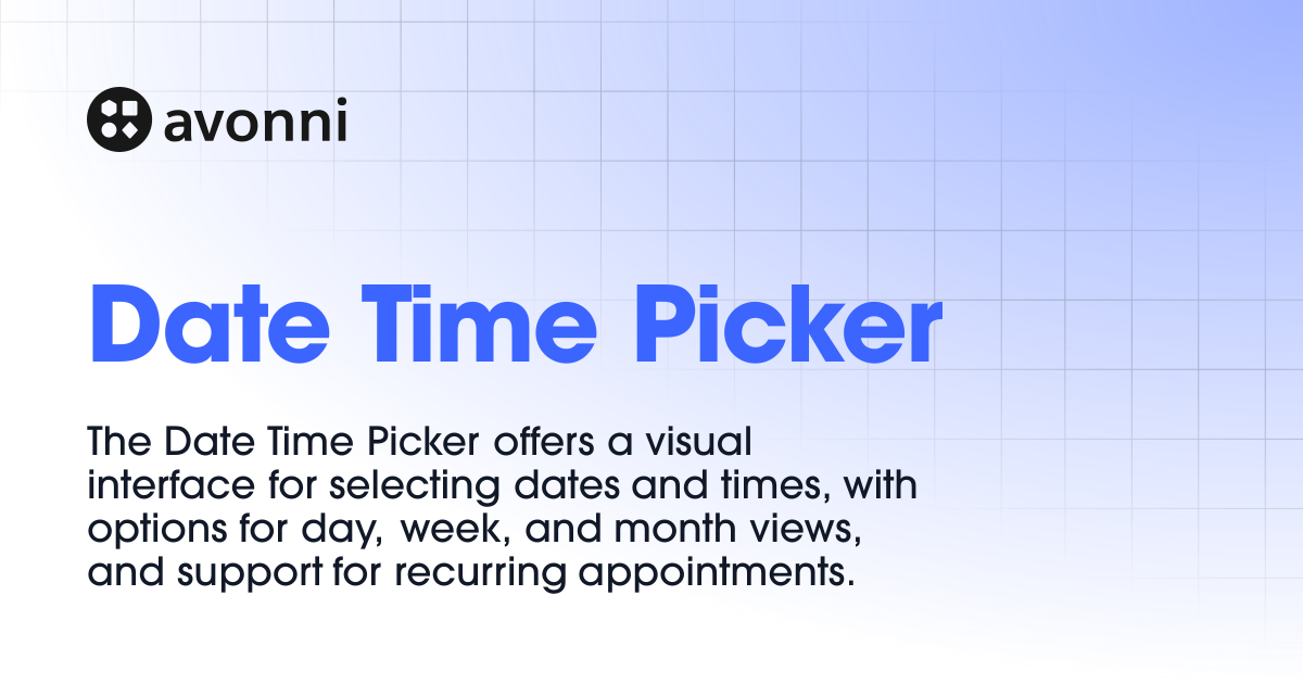 Date Time Picker | Documentation Hub