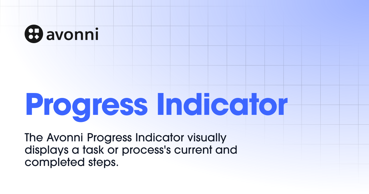 Progress Indicator | Documentation Hub