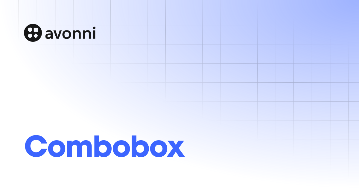 Combobox | Flow Screen | Documentation Hub